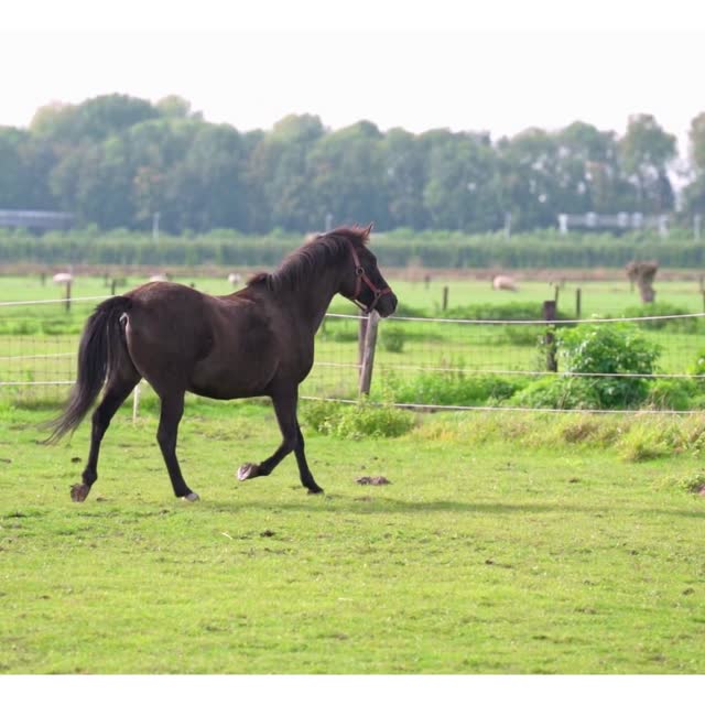 Cavalo no piquete